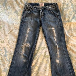 People’s Liberation distressed flare jeans sz 26
